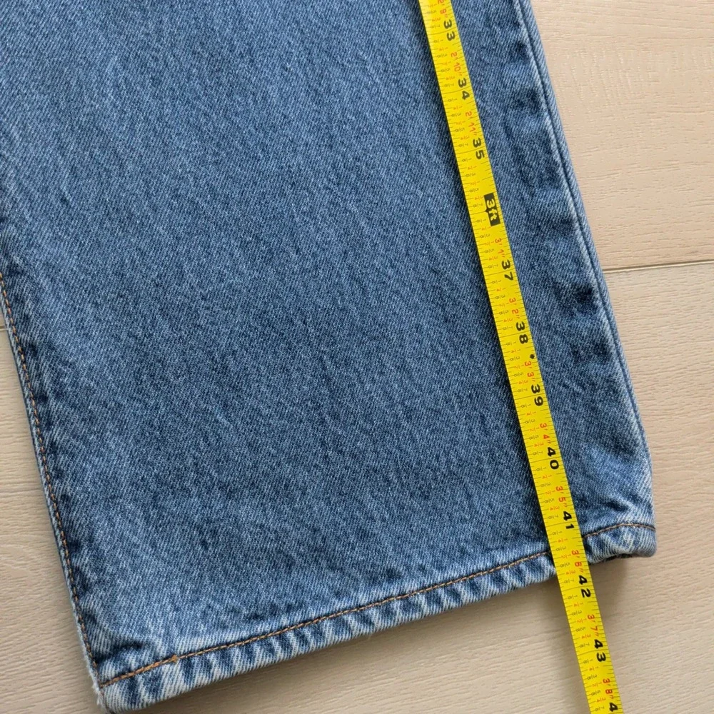 Levis 501xx Original Fit Jeans Mens 38x36 (Fits 36x32) Blue Denim Straight Leg